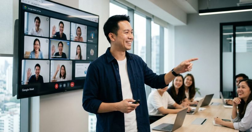 วิธีใช้ Google Meet จัดอบรมออนไลน์องค์กรให้สนุก ไม่น่าเบื่อ