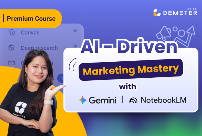คอร์สเรียน AI Marketing สอนใช้ Gemini และ NotebookLM วางกลยุทธ์การตลาด