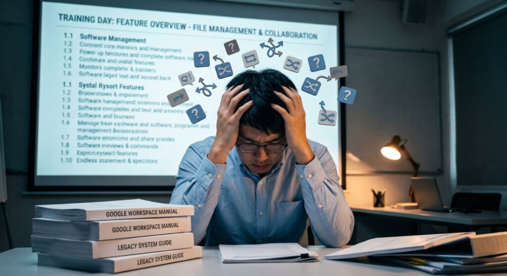 บรรยากาศการอบรม Google Workspace สำหรับองค์กรด้วยเทคนิคการสอนแบบเน้นผลลัพธ์