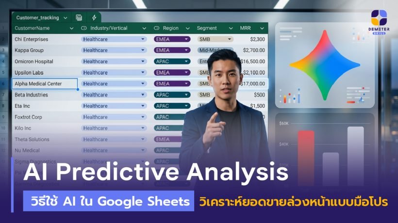 การใช้ AI ใน Google Sheets เพื่อทำ Predictive Analytics วิเคราะห์ยอดขายล่วงหน้า