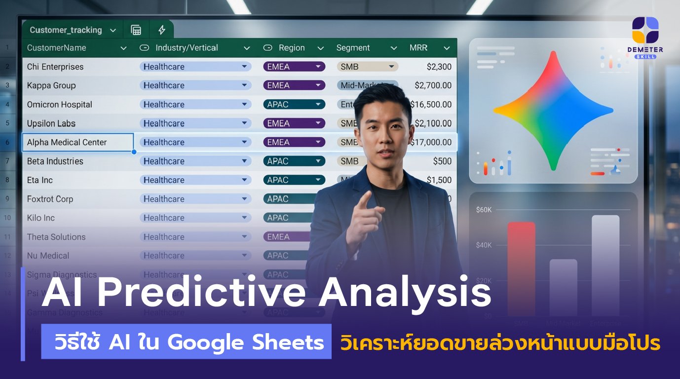 การใช้ AI ใน Google Sheets เพื่อทำ Predictive Analytics วิเคราะห์ยอดขายล่วงหน้า